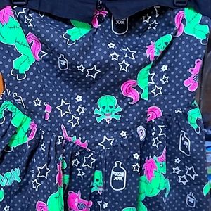 Hell Bunny xl zombie unicorn dress